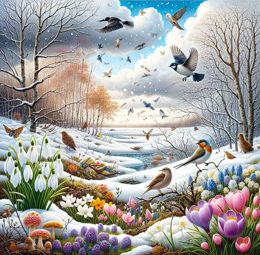 01-Feb - From Snow to Blossoms