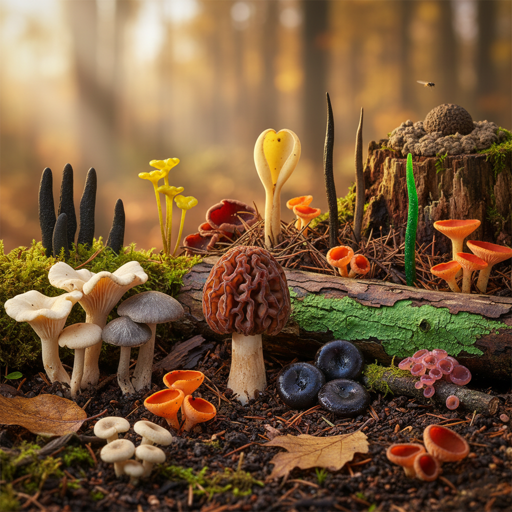 18 Nov Ascos: Helvellas, Cups, Jellies & Truffles